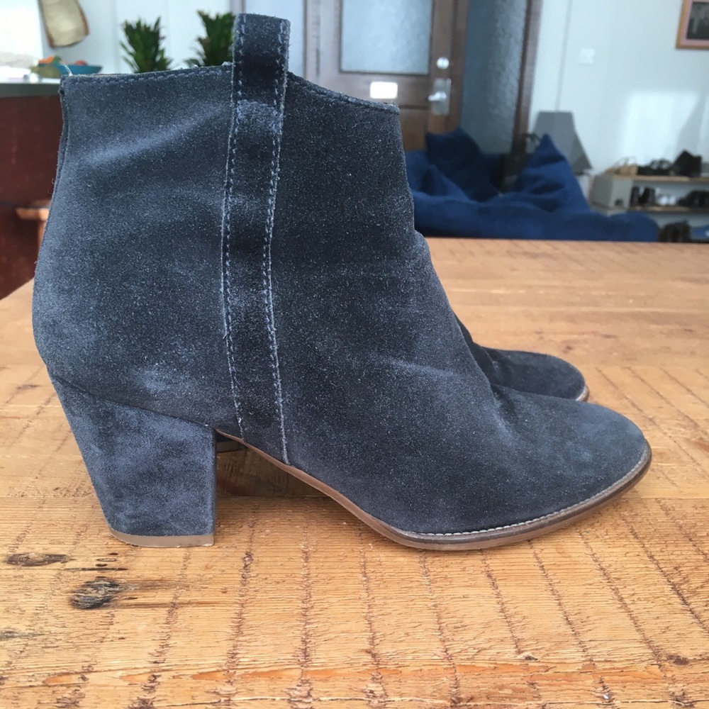 Madewell suede boots, booties